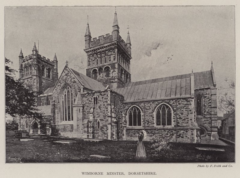 Wimborne Minster, Dorsetshire alkotó: English Photographer