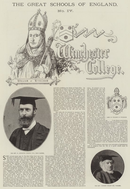 Winchester College alkotó: English Photographer