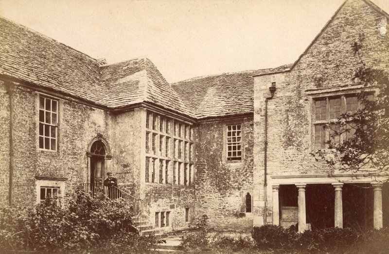 Wraxhall Manor, Trowbridge közelében, Wilts (fekete-fehér fotó) alkotó: English Photographer