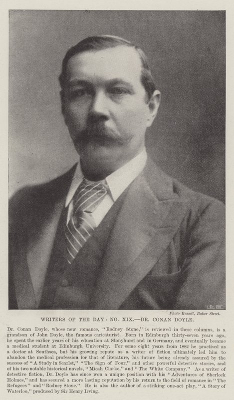 A nap írói, Dr. Conan Doyle alkotó: English Photographer