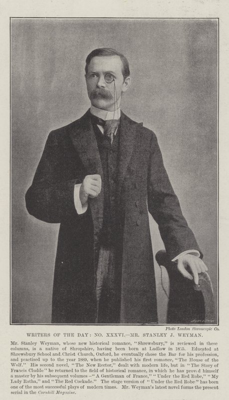 A nap írói, Stanley J Weyman alkotó: English Photographer