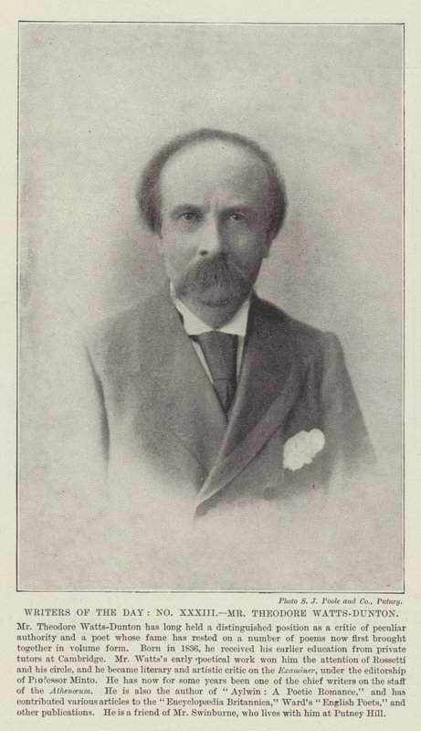 A nap írói, Theodore Watts-Dunton alkotó: English Photographer