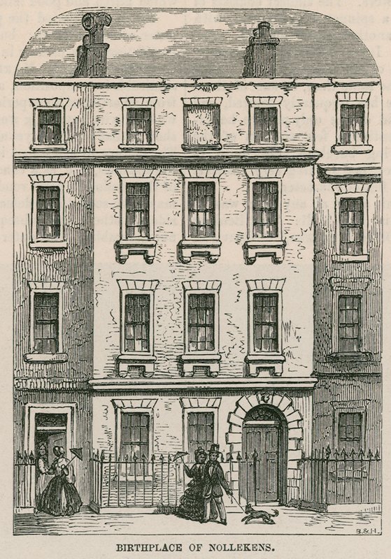 28. Dean Street, Soho, London, Joseph Nollekens művész szülőhelye alkotó: English School