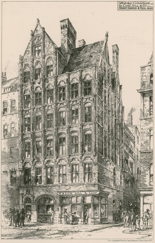 46-47 Olcsó oldal; Ernest George & Peto, építészek alkotó: English School