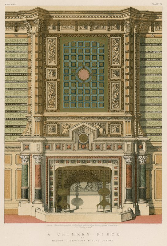 Kéménydarab, G Trollope és Fiai urak, London alkotó: English School