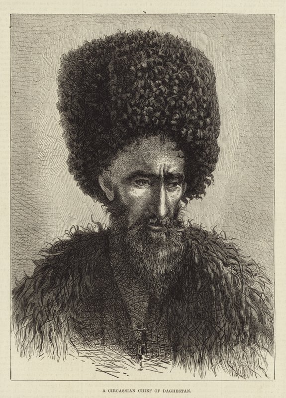 Dagesztán cserkesz főnöke alkotó: English School