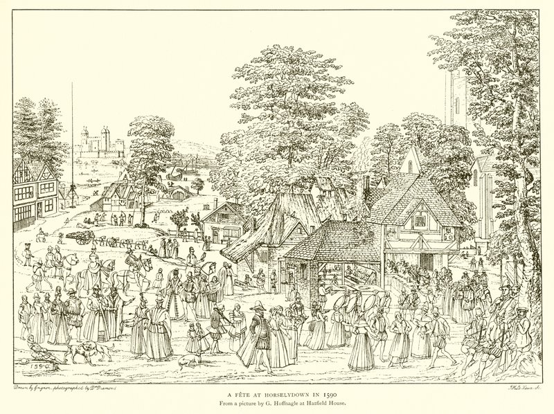 Egy ünnep Horselydownban 1590-ben alkotó: English School
