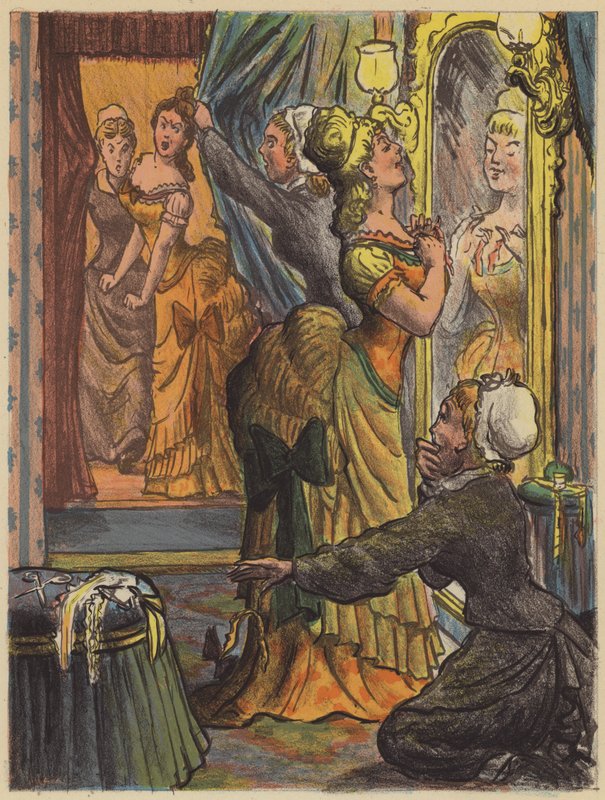 A Fitting Climax, Rue de la Paix (színes litográfia) alkotó: English School