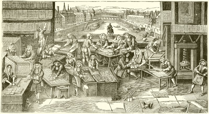 Egy francia játékkártyagyár XIV. Lajos korában alkotó: English School