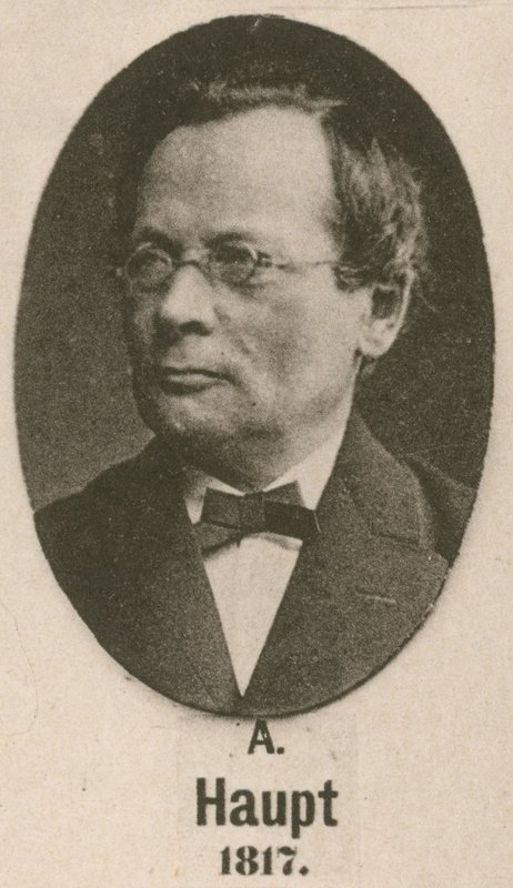 A. Haupt (metszet) alkotó: English School