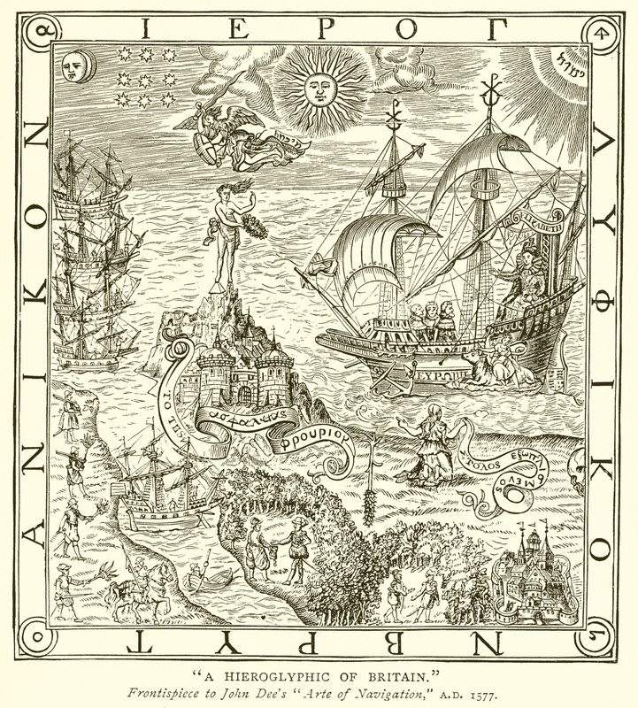 Nagy-Britannia hieroglifája alkotó: English School