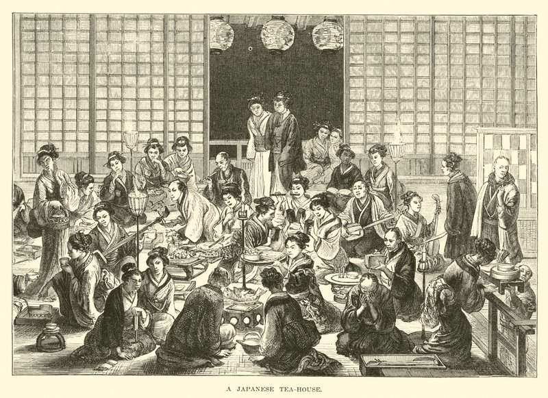 Japán teaház alkotó: English School