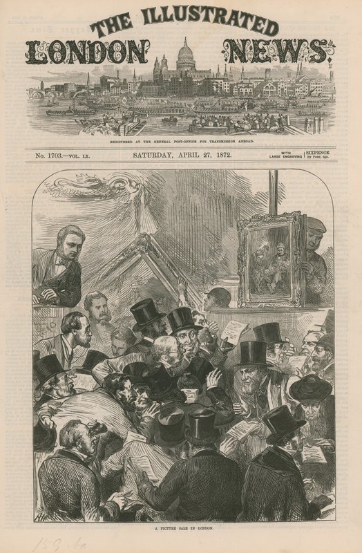 Képkiárusítás Londonban alkotó: English School