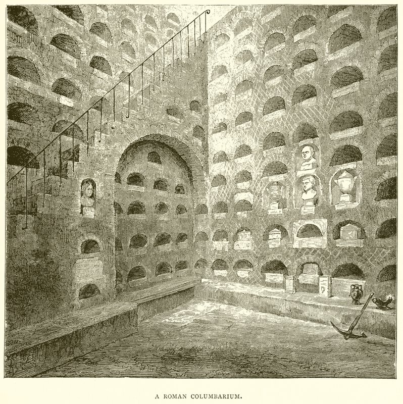 Egy római kolumbárium alkotó: English School