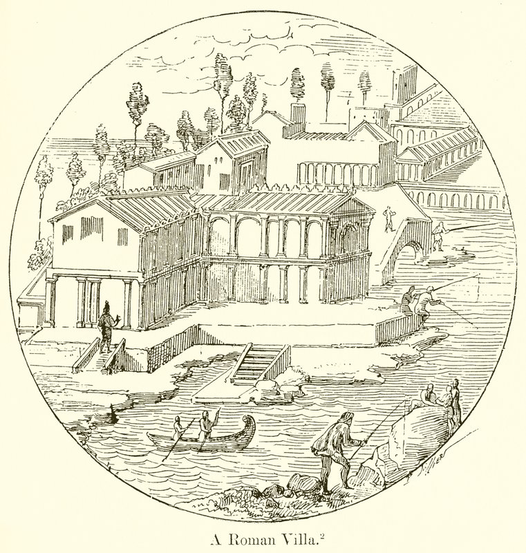 Egy római villa alkotó: English School