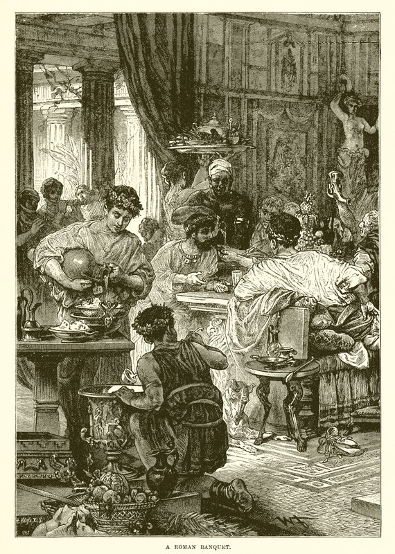 Római bankett alkotó: English School