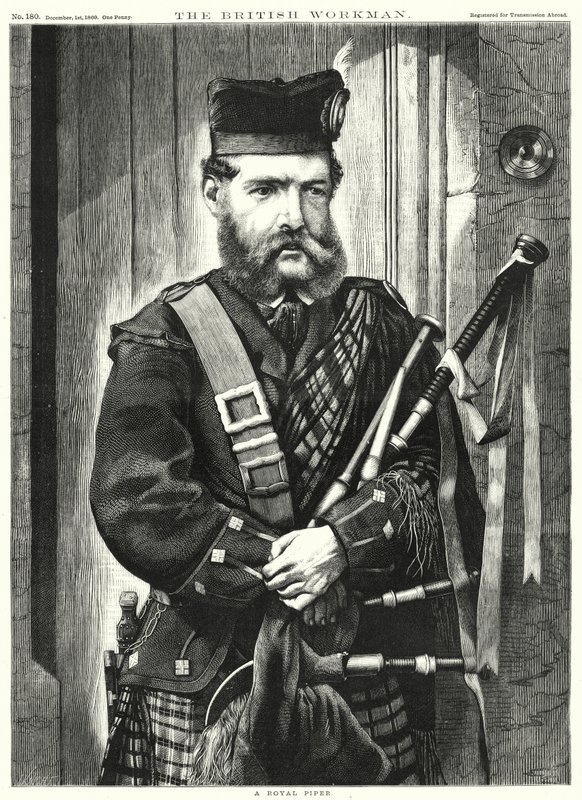 A Royal Piper (metszet) alkotó: English School