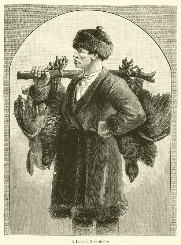 Egy orosz játékkereskedő (metszet) alkotó: English School
