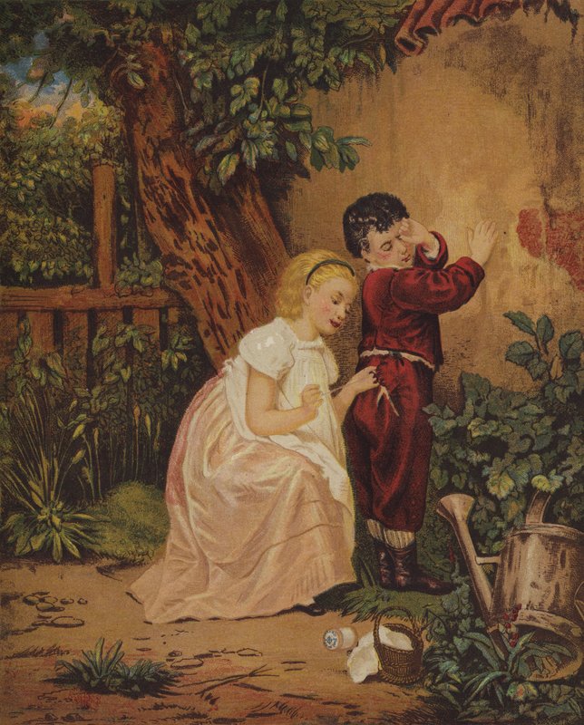 Egy öltés az időben (chromolitho) alkotó: English School
