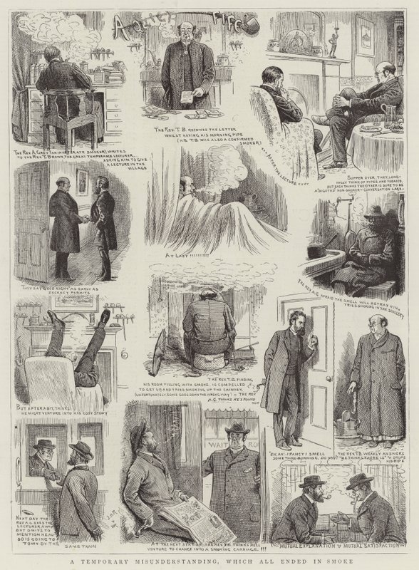 Ideiglenes félreértés, aminek füstje lett (metszet) alkotó: English School