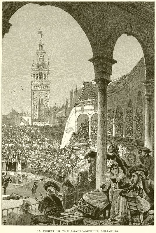 Egy jegy az árnyékban. - Sevilla Bull-Ring alkotó: English School