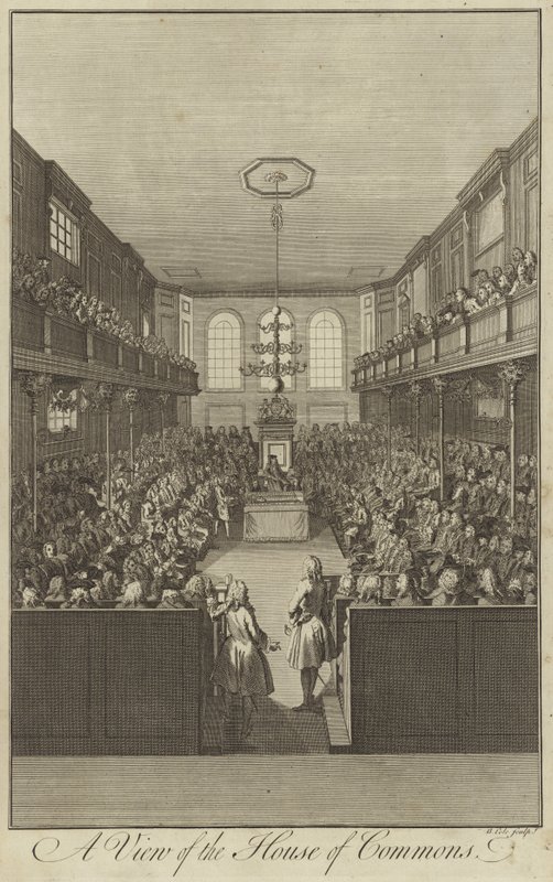 Kilátás az alsóházra, Westminster alkotó: English School