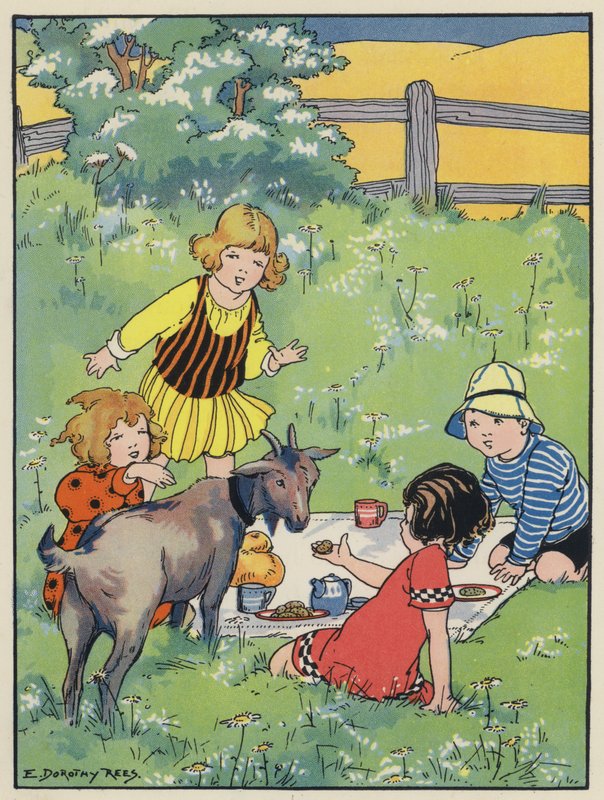 A Welcome Guest (színes litográfia) alkotó: English School
