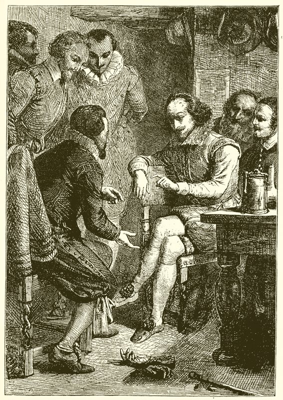 Szellemes harc Shakespeare és Ben Jonson között alkotó: English School