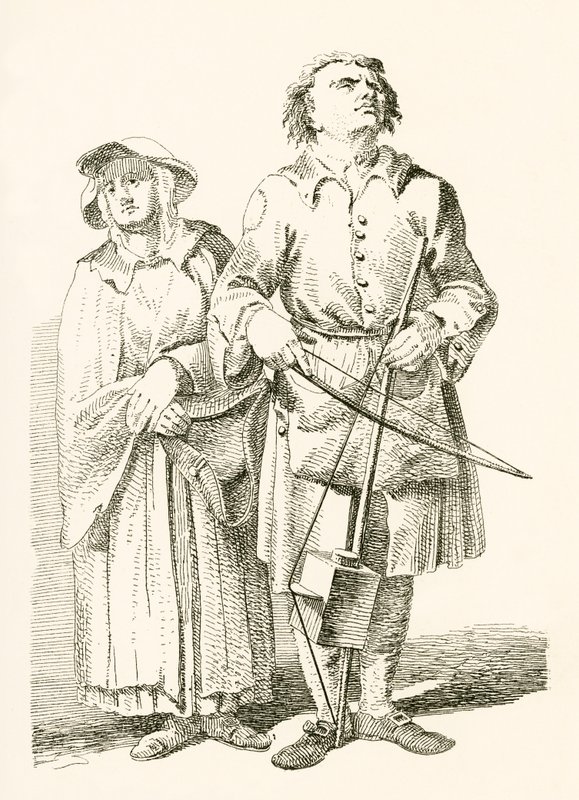 A régi balladák vak keringője alkotó: English School