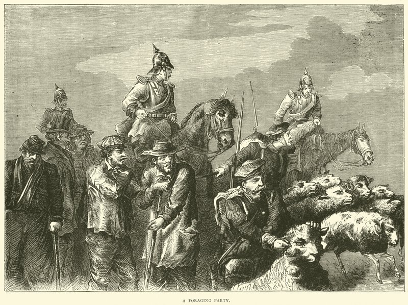 Táplálkozó parti, 1870. október alkotó: English School