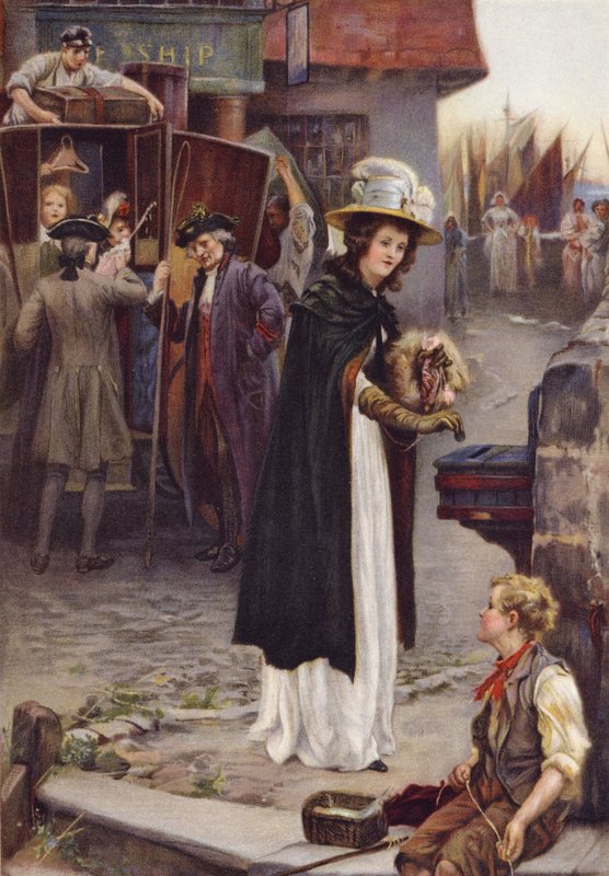 Ajándék a mentőcsónaknak (gravírozás) alkotó: English School
