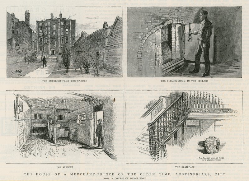 A régi idők kereskedő-hercege, Austin Friars, City alkotó: English School