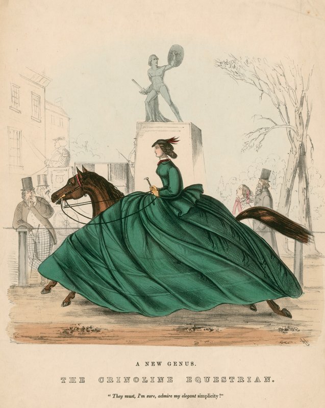Egy új nemzetség: The Crinoline Equestrian alkotó: English School