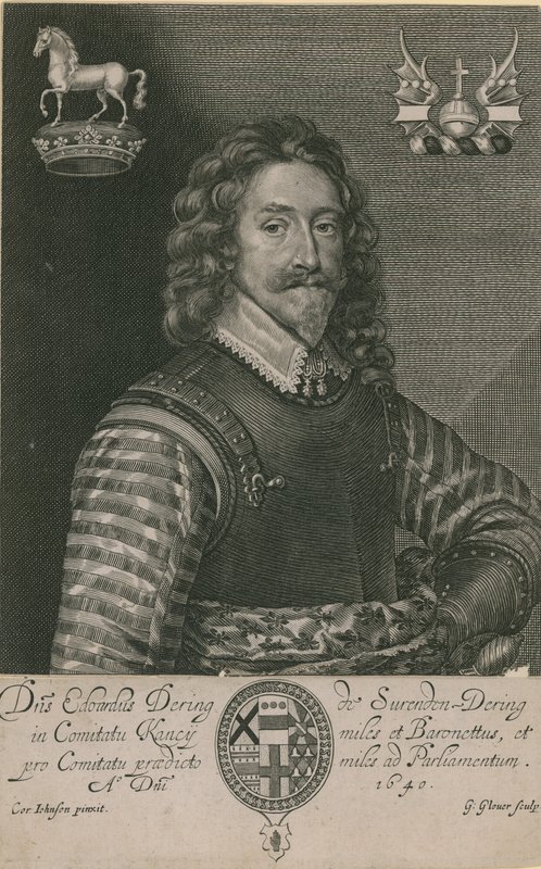 Sir Edward Dering portréja alkotó: English School