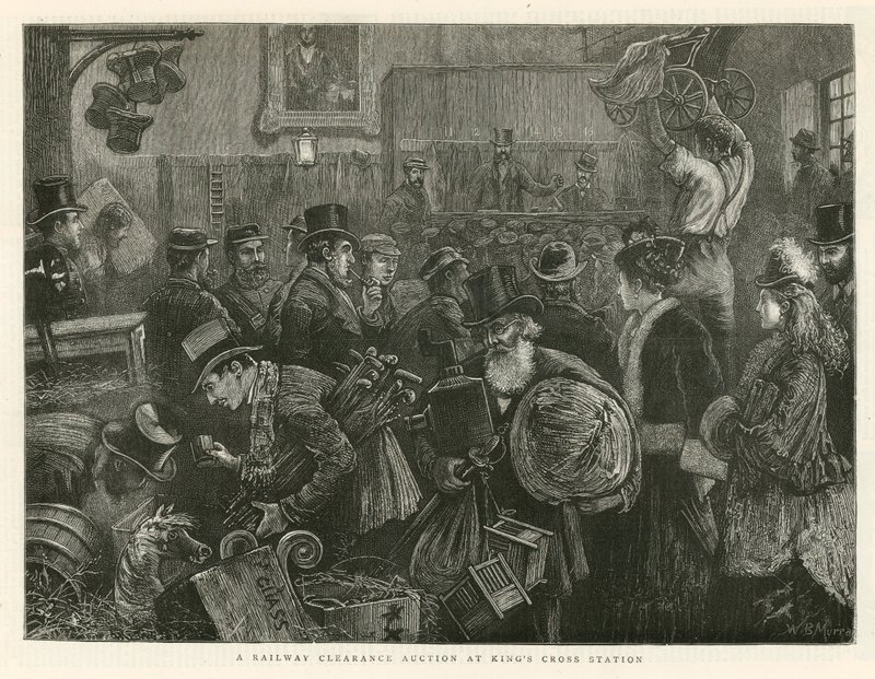Vasúti vámárverés a Kings Cross pályaudvaron alkotó: English School
