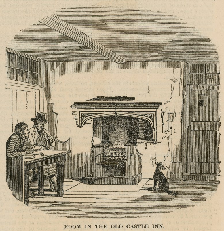 Egy szoba az Old Castle Innben, Kentish Townban, Londonban alkotó: English School