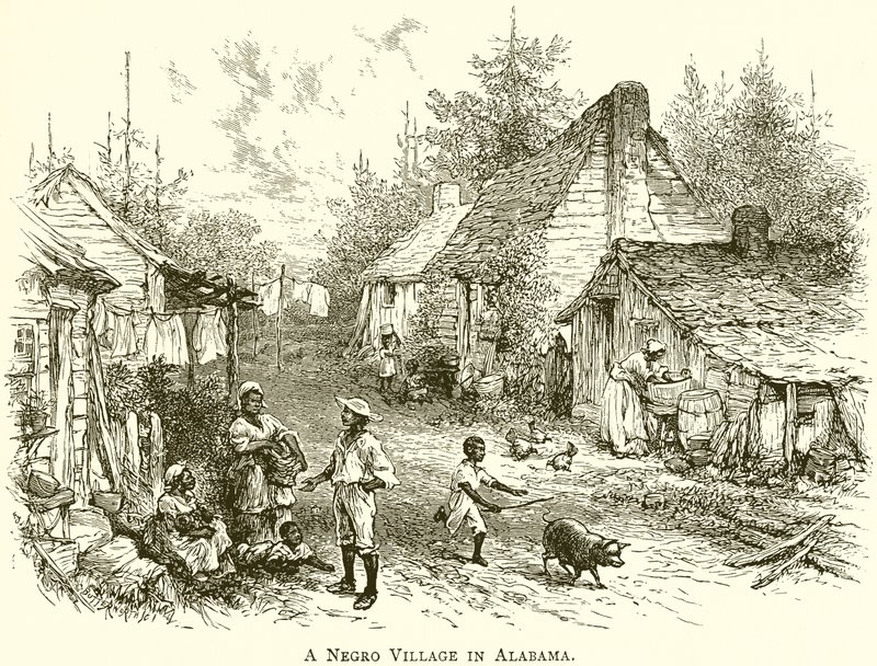 Egy rabszolgafalu Alabamában alkotó: English School