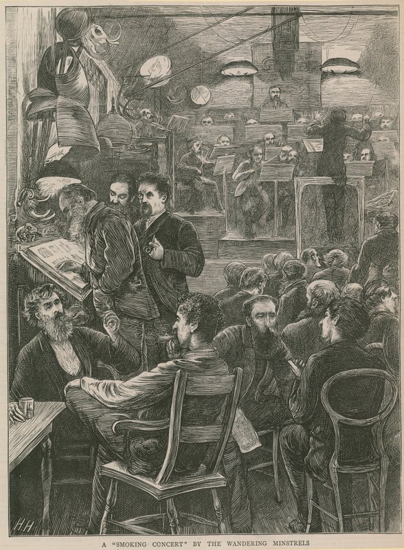 Dohányzó koncert a vándorlányoktól alkotó: English School