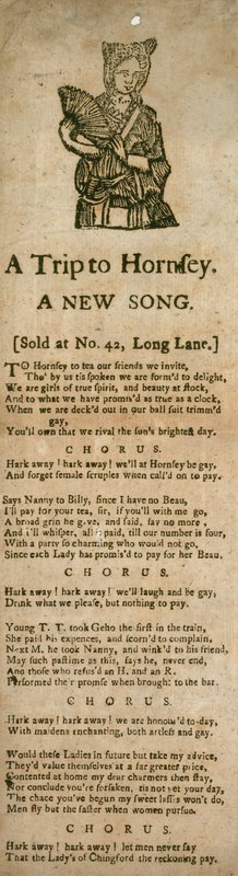 Utazás a londoni Hornsey-be; dal alkotó: English School