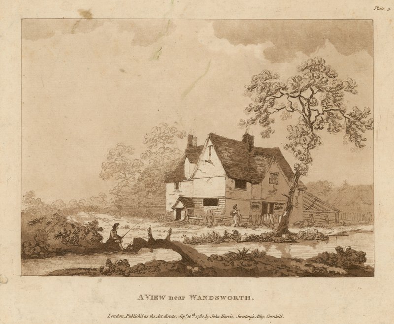 Kilátás Wandsworth közelében alkotó: English School