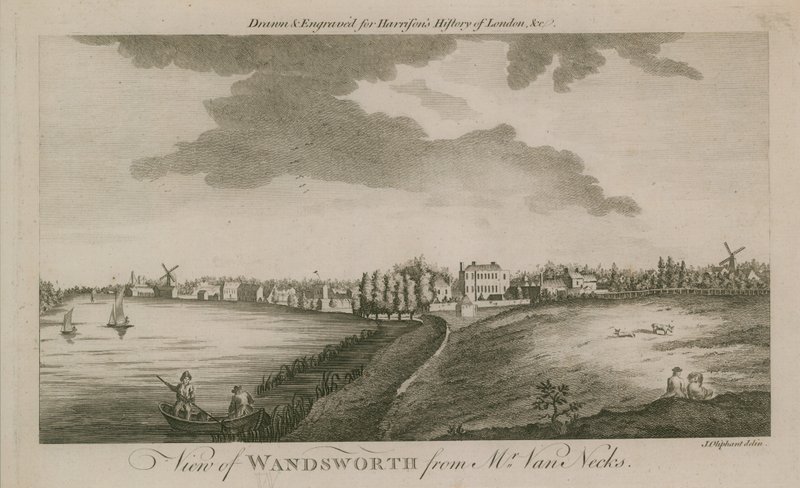Wandsworth képe Mr Van Neckstől alkotó: English School