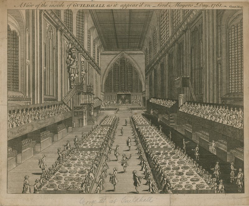 Kilátás a Guildhallra alkotó: English School