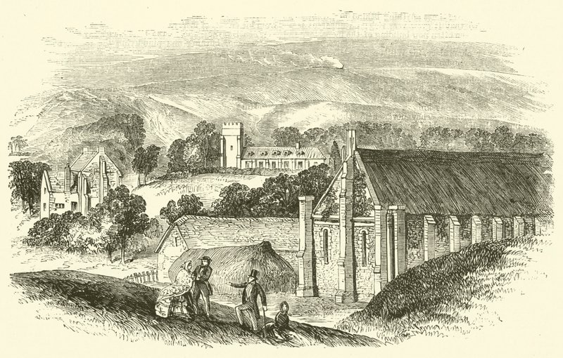 Abbotsbury Abbey (metszet) alkotó: English School