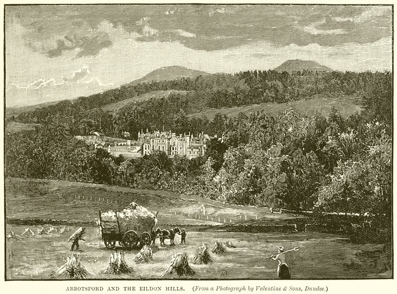 Abbotsford és az Eildon Hills alkotó: English School