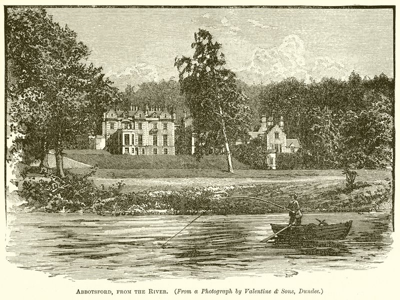 Abbotsford, a folyó felől alkotó: English School