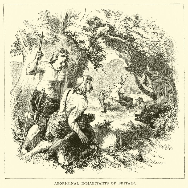 Nagy-Britannia őslakosai alkotó: English School