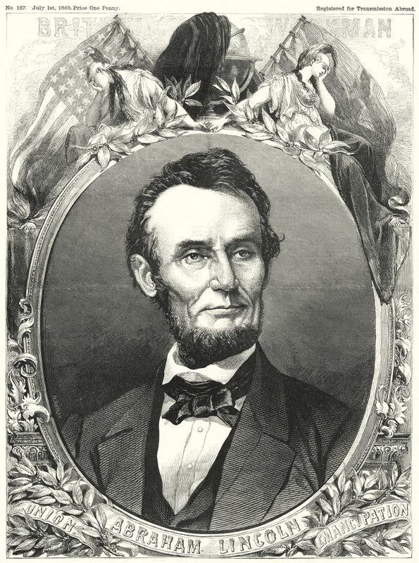 Abraham Lincoln (metszet) alkotó: English School
