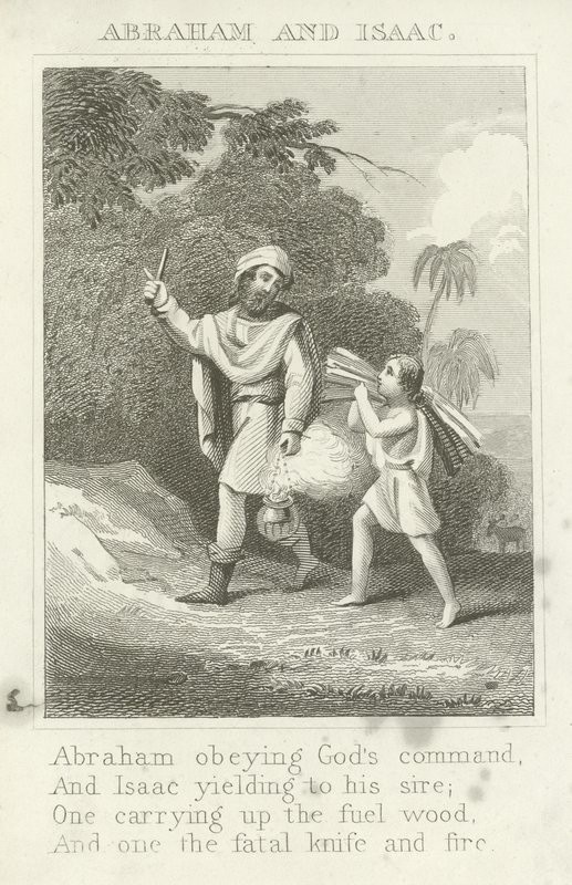 Ábrahám és Izsák alkotó: English School