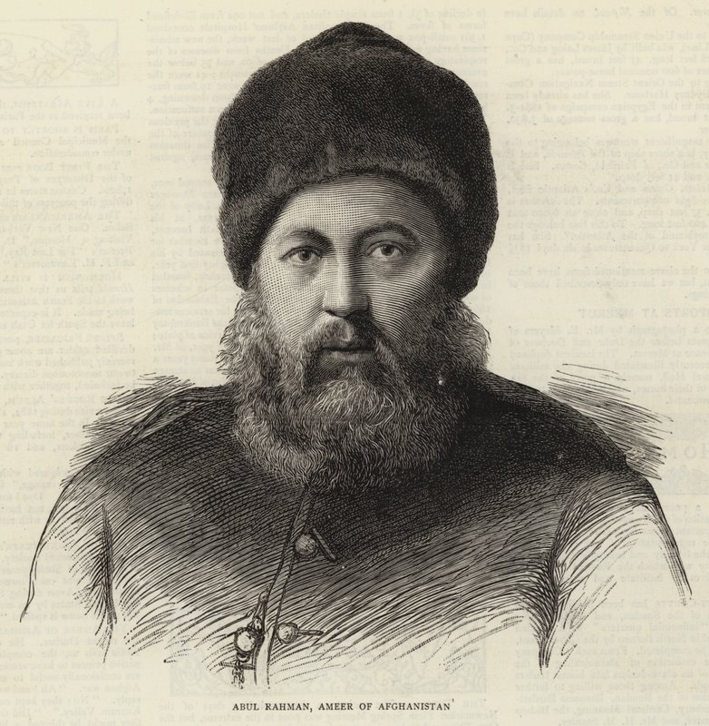 Abul Rahman, Afganisztáni Ameer (metszet) alkotó: English School