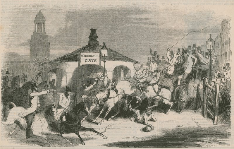 Baleset a Kennington Gate-nél alkotó: English School